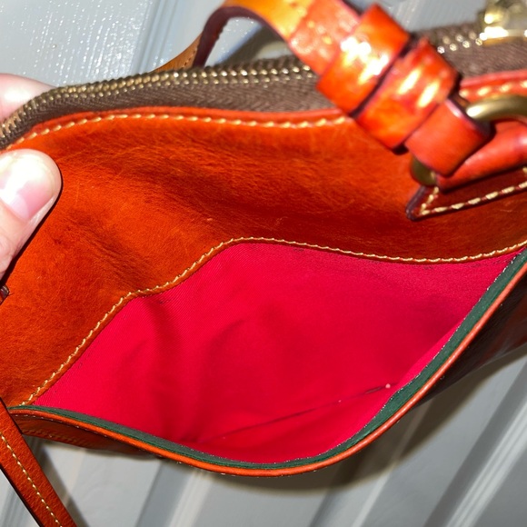 Dooney & Bourke Leather Triple Zip Crossbody - Picture 5 of 7
